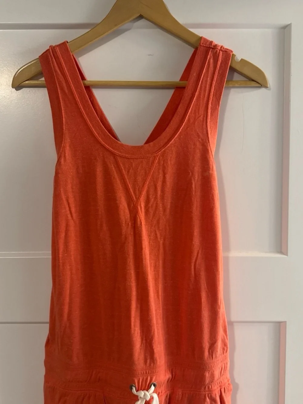 Nike Women’s Orange Sleeveless One-Piece Jumpsuit